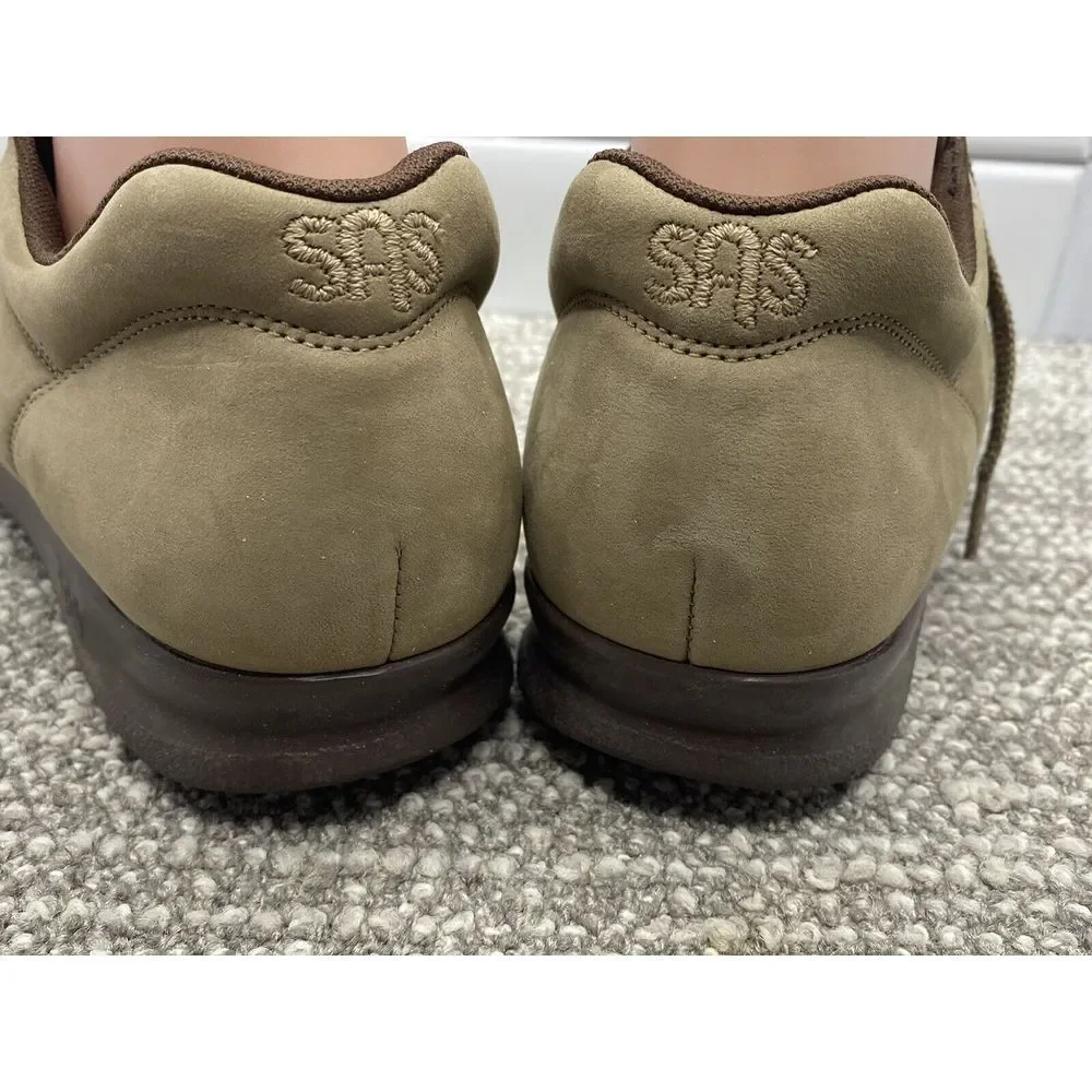 SAS Womens Light Brown Suede Loafers 9.5 M‎ Comfort Shoes Orthopedic Support